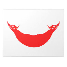 Bloc De Notas Bandera de Isla de Pascua (Rapa Nui)