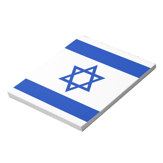 Bloc De Notas Bandera de Israel (Lado Izquierdo)
