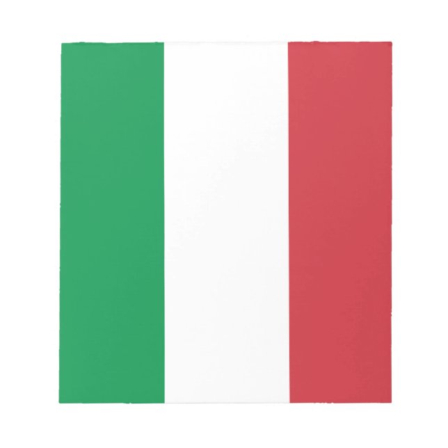 Bloc De Notas Bandera de Italia (Frente)