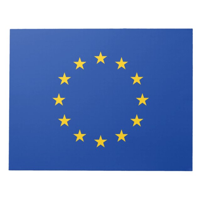 Bloc De Notas Bandera de la Unión Europea (UE) (Europa) (Frente)