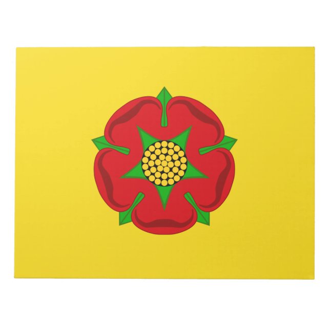 Bloc De Notas Bandera de Lancashire (Frente)