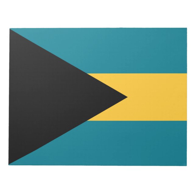Bloc De Notas Bandera de las Bahamas (Frente)