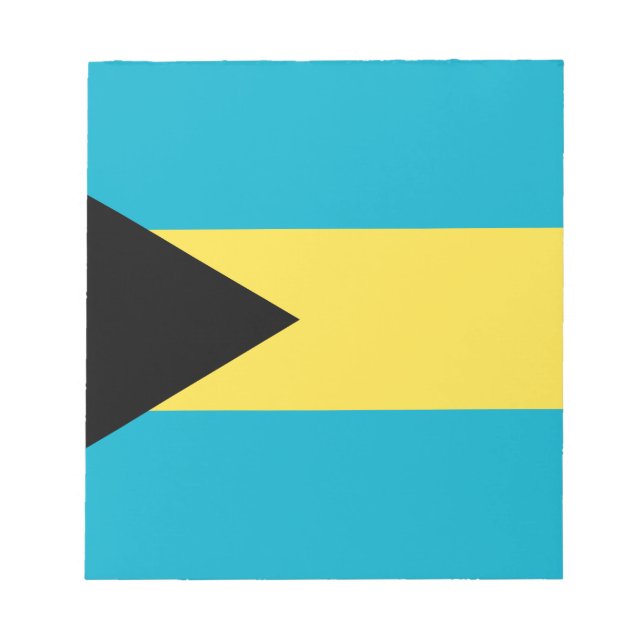 Bloc De Notas Bandera de las Bahamas (Frente)