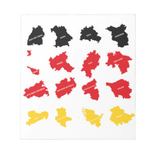Bloc De Notas Bandera de los Estados alemanes