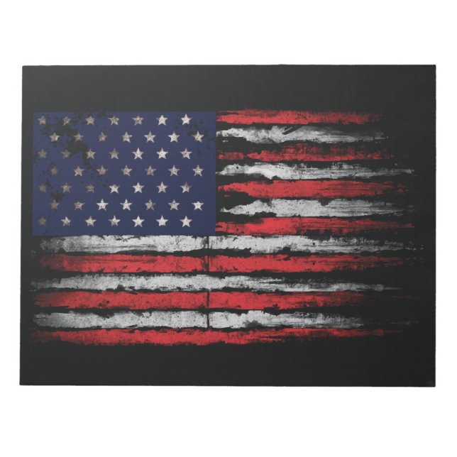 Bloc De Notas Bandera de los Estados Unidos (Frente)