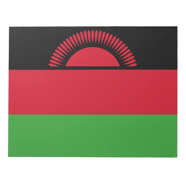 Bloc De Notas Bandera de Malawi (Frente)