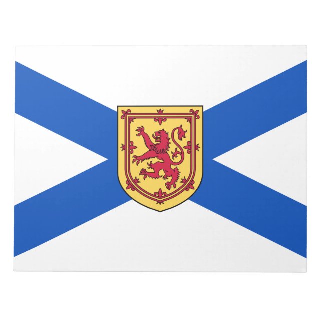 Bloc De Notas Bandera de Nueva Escocia (provincia canadiense) (Frente)