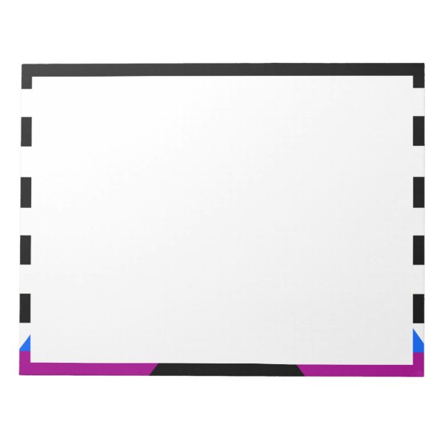 Bloc De Notas Bandera de orgullo de progreso de aliado (Frente)