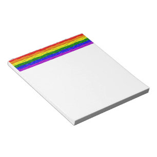 Bloc De Notas Bandera de orgullo de SlipperyJoe's brillo líquido