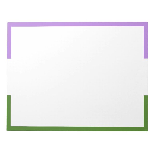 Bloc De Notas Bandera de Orgullo Queer (Frente)