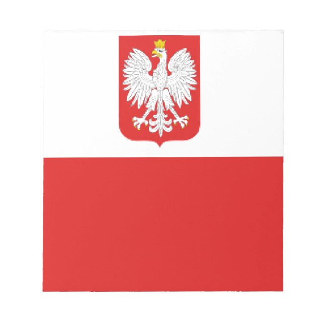 Bloc De Notas bandera de polo (Frente)