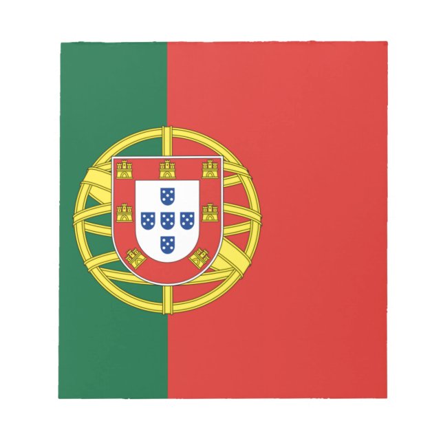 Bloc De Notas bandera de portugal (Frente)