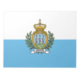 Bloc De Notas Bandera de San Marino