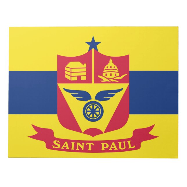 Bloc De Notas Bandera de San Pablo (Minnesota) (Frente)