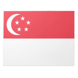 Bloc De Notas Bandera de Singapur