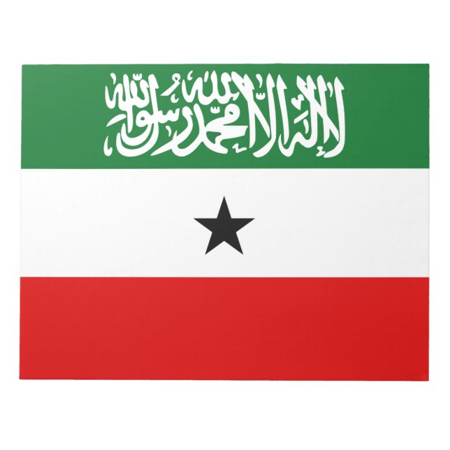 Bloc De Notas Bandera de Somaliland (Frente)