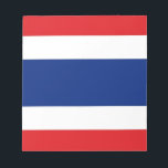 Bloc De Notas Bandera de Tailandia<br><div class="desc">¡Me gusta cómo se ve esto y espero que tú también lo hagas! ¡Gracias por pasar por aquí! Siéntase libre de personalizar para satisfacer sus necesidades. ¡Que tengas un día maravilloso!</div>