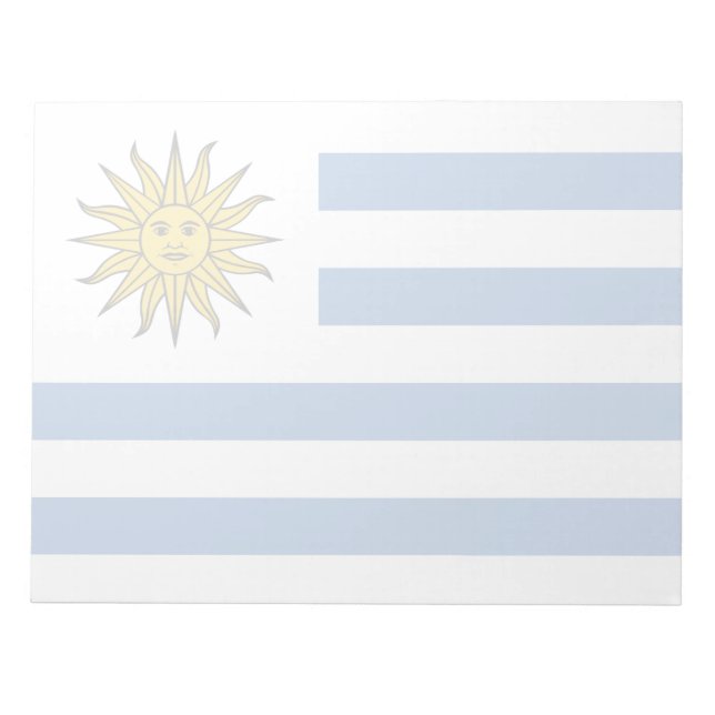 Bloc De Notas Bandera de Uruguay (Frente)