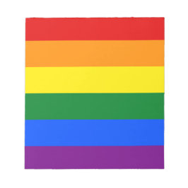Bloc De Notas Bandera del arco iris (LGBT)