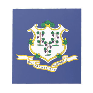 Bloc De Notas Bandera del estado de Connecticut