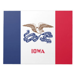 Bloc De Notas Bandera del estado de Iowa