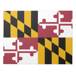 Bloc De Notas Bandera del Estado de Maryland
