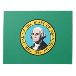 Bloc De Notas Bandera del Estado de Washington