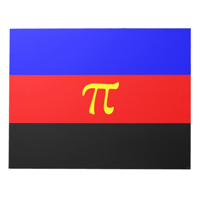 Bloc De Notas Bandera del Orgullo Polímaro (Frente)