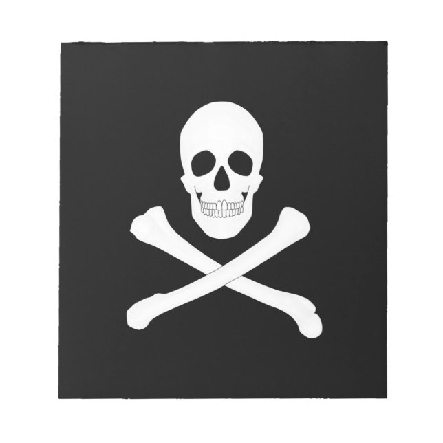 Bloc De Notas Bandera del pirata (Jolly Roger) (Frente)
