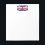 Bloc De Notas Bandera del Reino Unido<br><div class="desc">Bandera del Reino Unido</div>