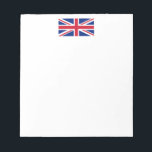Bloc De Notas Bandera del Reino Unido<br><div class="desc">Bandera del Reino Unido</div>