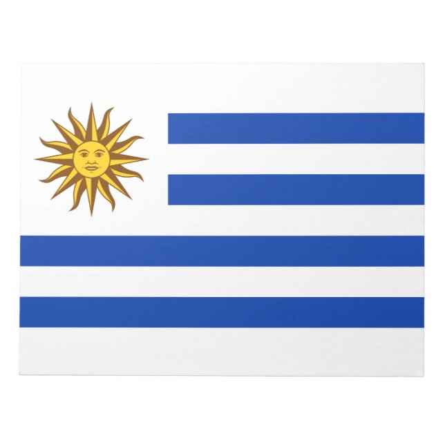 Bloc De Notas Bandera del Uruguay (Uruguay) (Frente)