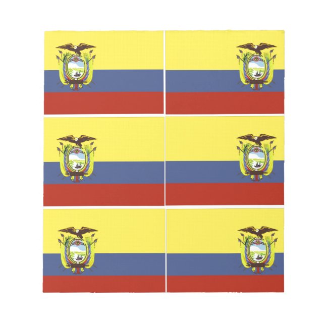 Bloc De Notas bandera ecuatoriana (Frente)