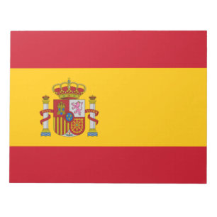 Bloc De Notas Bandera española (España)