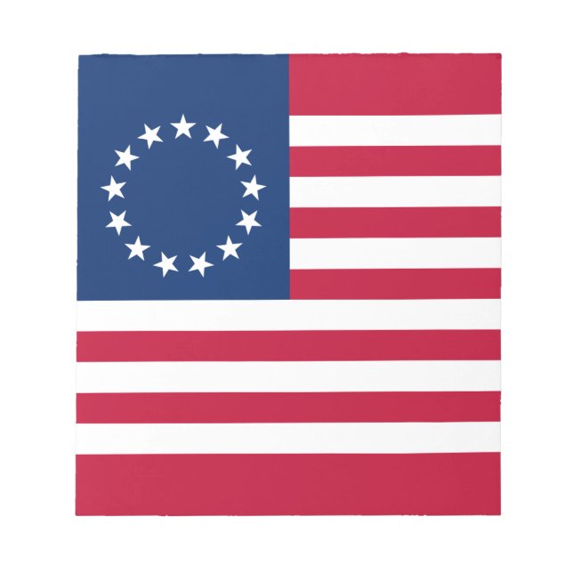 Bloc De Notas Bandera estadounidense de Betsy Ross (Frente)