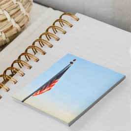 Bloc De Notas Bandera estadounidense por la temprana luz de Dawn