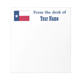 Bloc De Notas Bandera Estatal de Texas