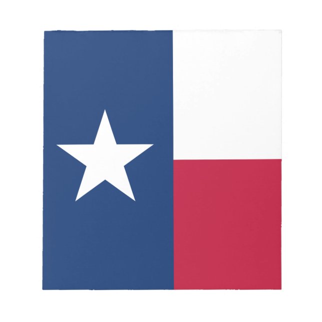 Bloc De Notas Bandera Estatal de Texas (Frente)