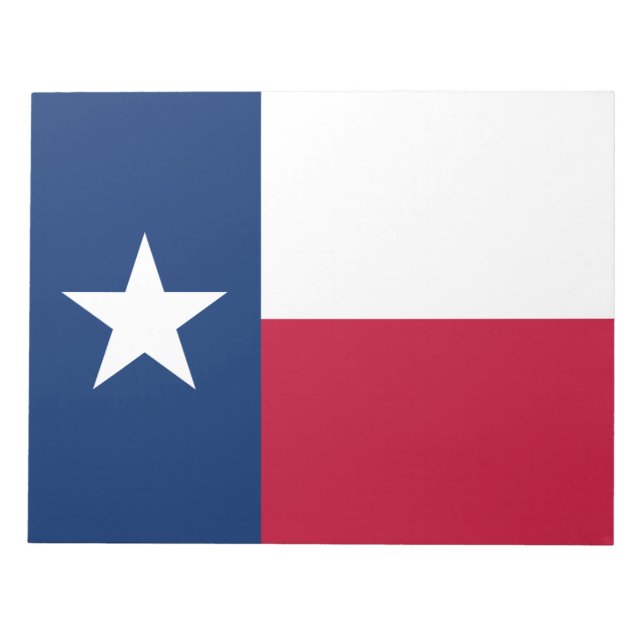 Bloc De Notas Bandera Estatal de Texas (Texas) (Frente)