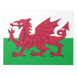 Bloc De Notas Bandera galesa (Gales) (Dragón galés)
