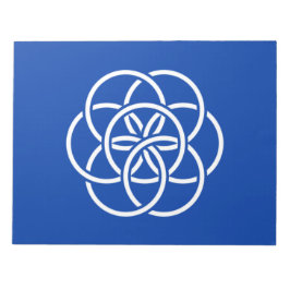 Bloc De Notas Bandera internacional del planeta Tierra