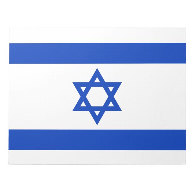 Bloc De Notas Bandera israelí (Israel) (Frente)