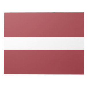 Bloc De Notas Bandera letona (Letonia)