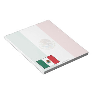 Bloc De Notas Bandera lisa de México
