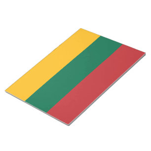 Bloc De Notas Bandera lituana