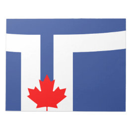 Bloc De Notas Bandera municipal de Toronto (Canadá)