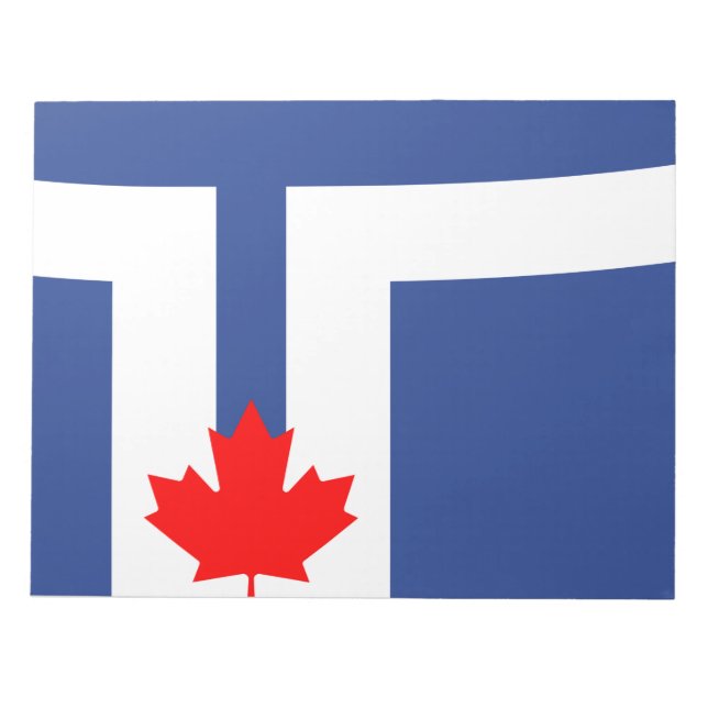 Bloc De Notas Bandera municipal de Toronto (Canadá) (Frente)