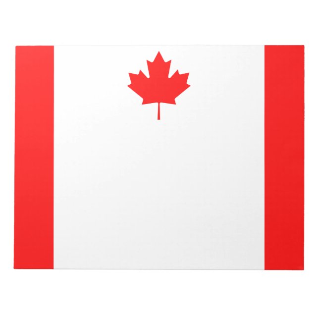 Bloc De Notas Bandera Nacional Patriótica de CANADÁ (Frente)