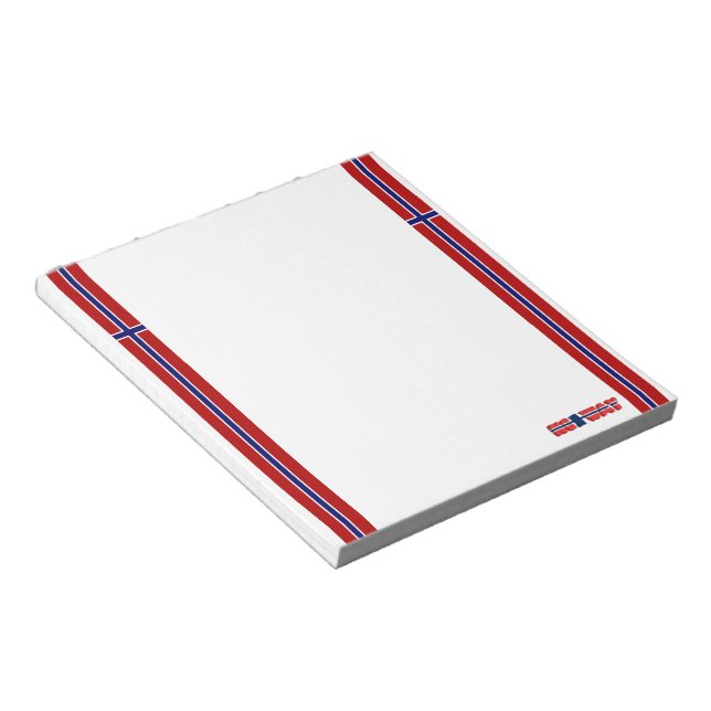 Bloc De Notas bandera noruega (Lado Derecho)