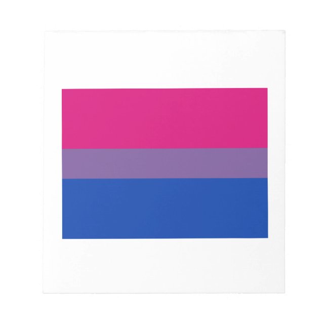 BLOC DE NOTAS BANDERA OFICIAL DE ORGULLO BISEXUAL (Frente)